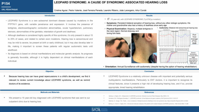 606_Aguiar_Cristina_P154-LEOPARD-Syndrome-a-cause-of-syndromic-associated-hearing-loss